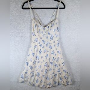 Hollister Blue Floral Mini Dress